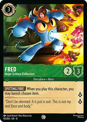 0092 Fred - Major Science Enthusiast Common Reign of Jafar