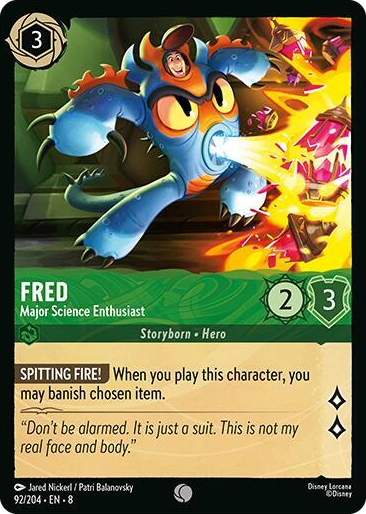 0092 Fred - Major Science Enthusiast Common Reign of Jafar