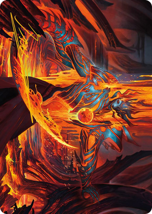0027 Free From Flesh Art Card (Gold-Stamped Signature) S Art Series: Phyrexia: All Will Be One