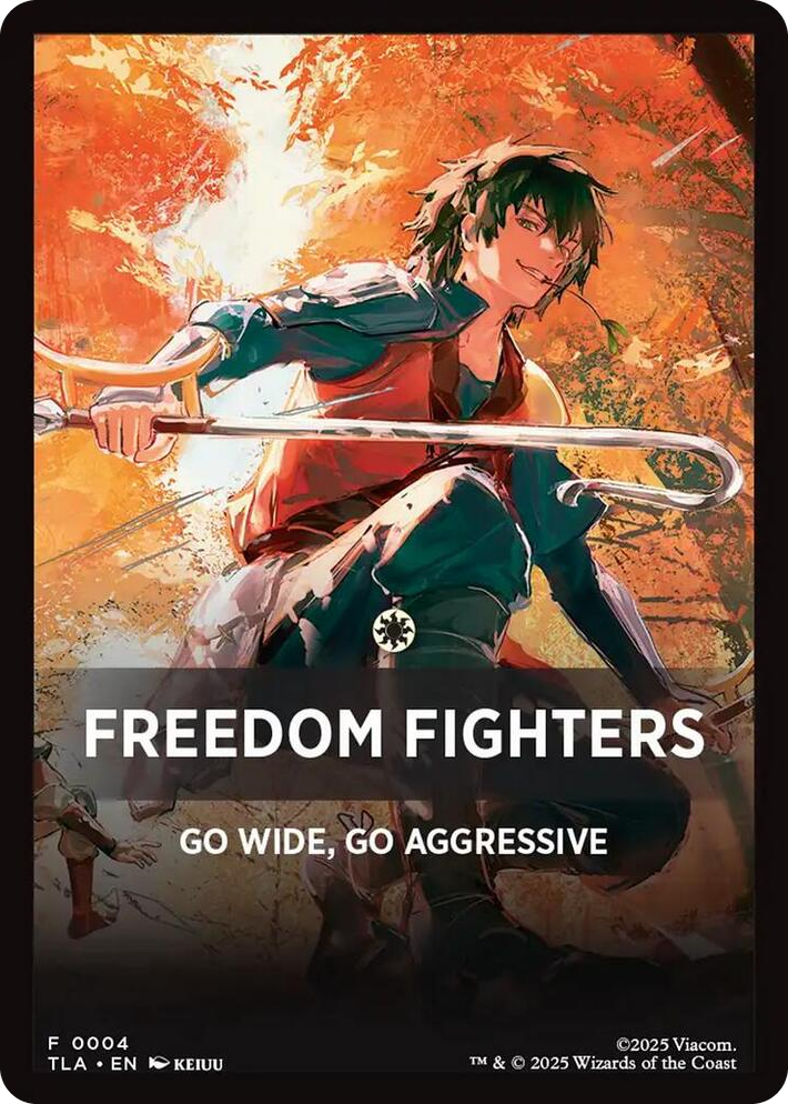 0004 Freedom Fighters Theme Card T The Last Airbender