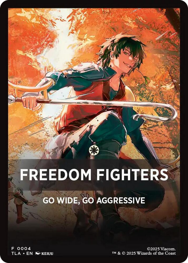0004 Freedom Fighters Theme Card T The Last Airbender
