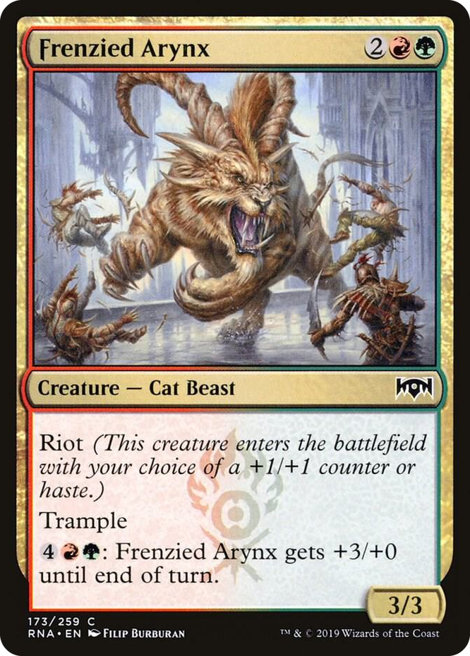 0173 Frenzied Arynx C Ravnica Allegiance