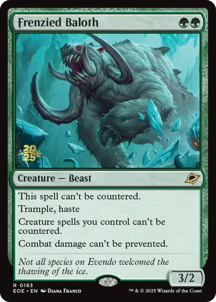 0183 Frenzied Baloth R Prerelease Cards