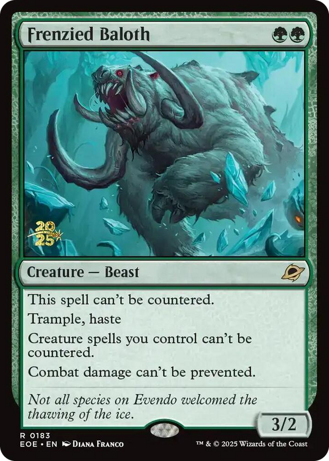 0183 Frenzied Baloth R Prerelease Cards