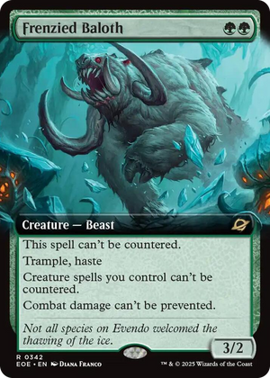 0342 Frenzied Baloth (Extended Art) R Edge of Eternities