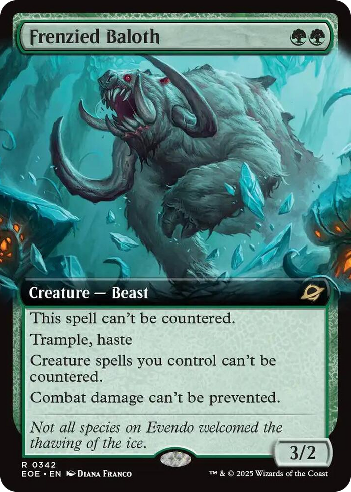 Frenzied Baloth (Extended Art) #342 R - Edge of Eternities Pokemon card