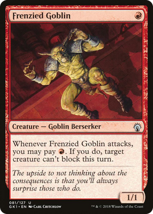 0081 Frenzied Goblin C Guilds of Ravnica: Guild Kits