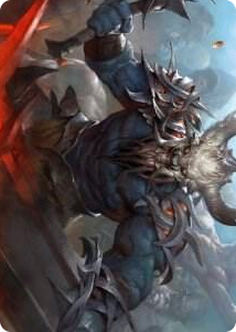 0034 Frenzied Raider Art Card S Art Series: Kaldheim