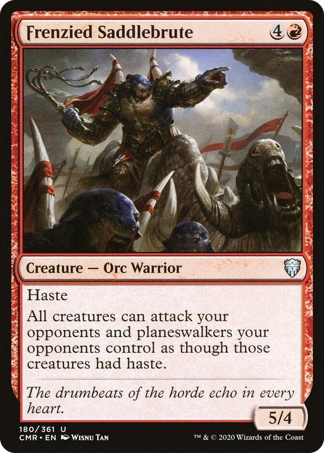 0180 Frenzied Saddlebrute U Commander Legends