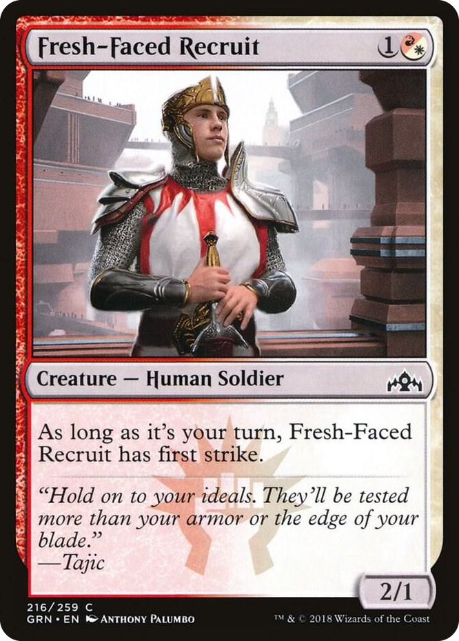 0216 Fresh-Faced Recruit C Guilds of Ravnica