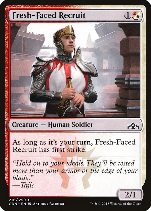 0216 Fresh-Faced Recruit C Guilds of Ravnica
