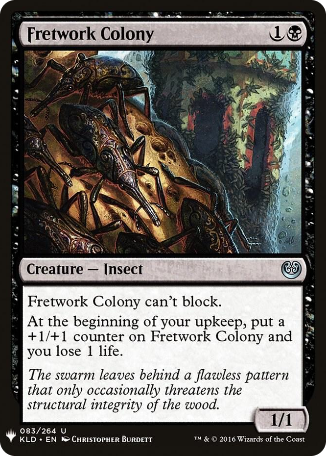 0083 Fretwork Colony U The List Reprints