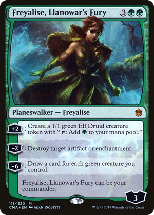 0111 Freyalise, Llanowar's Fury M Commander Anthology