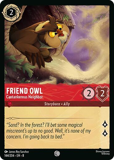 0144 Friend Owl - Cantankerous Neighbor Common Reign of Jafar