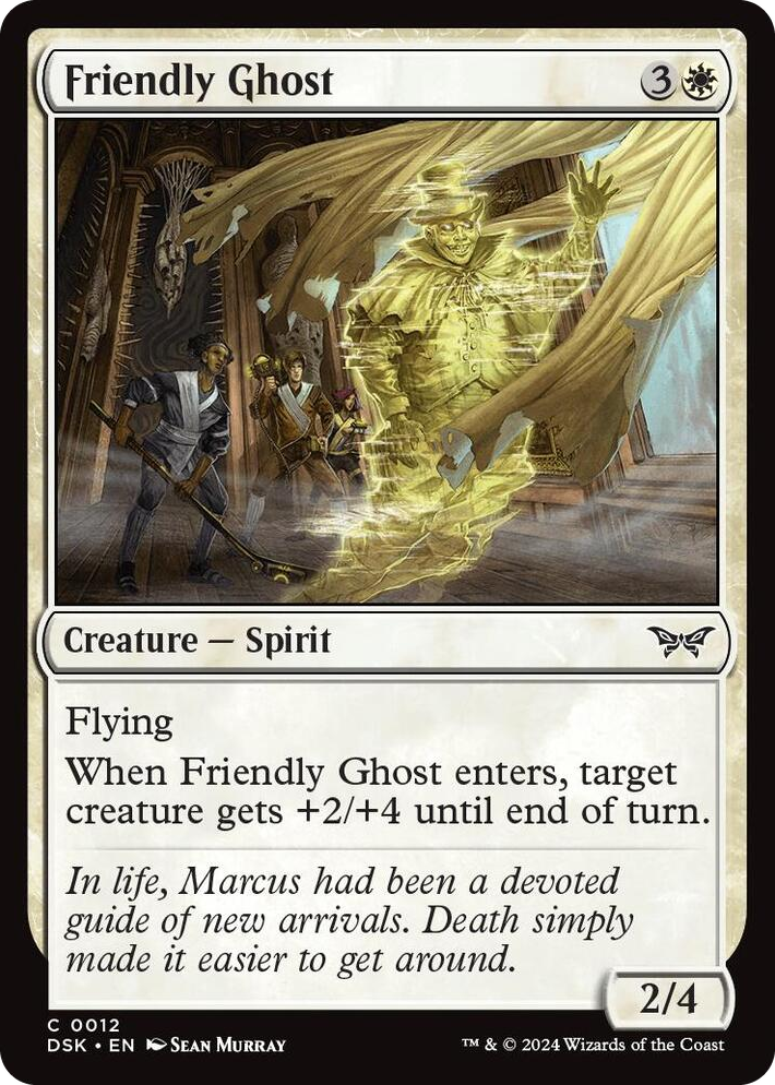 0012 Friendly Ghost C Duskmourn: House of Horror