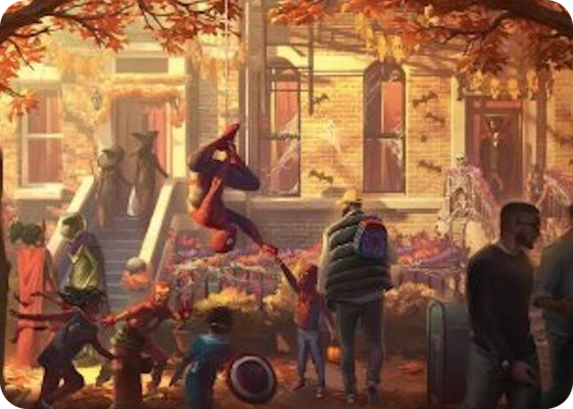 0002 Friendly Neighborhood Art Card S Art Series: Marvel's Spider-Man