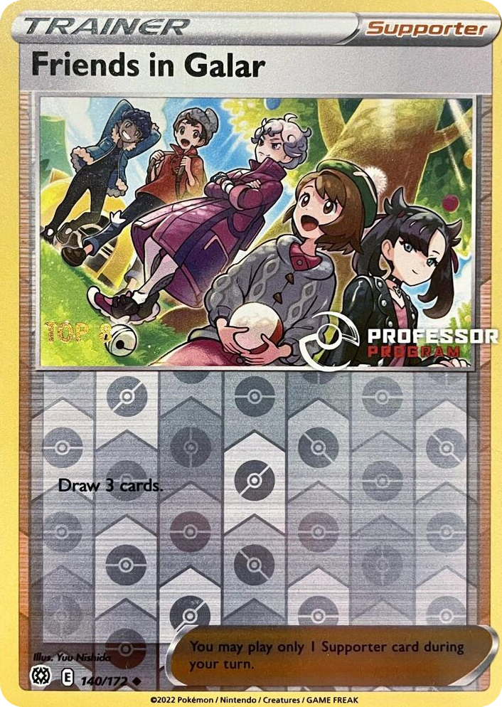 0140 Friends in Galar - 140/172 (2022) Uncommon Professor Program Promos