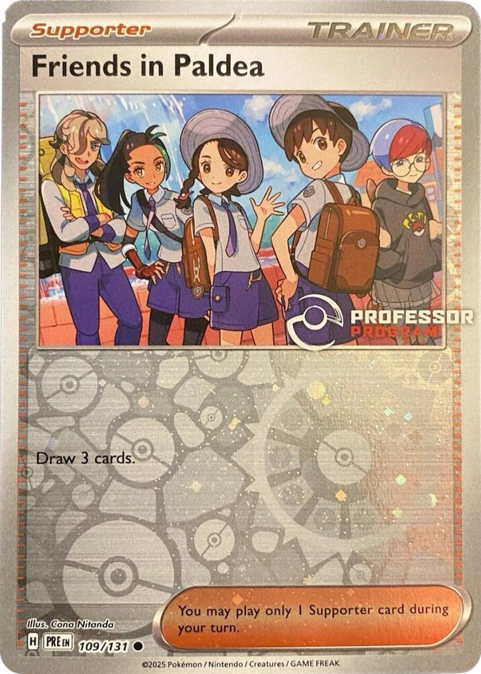 0109 Friends in Paldea Common Professor Program Promos