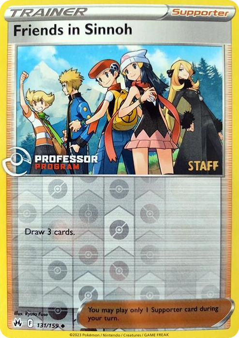 0131 Friends in Sinnoh - 131/159 (2023) [Staff] Uncommon Professor Program Promos