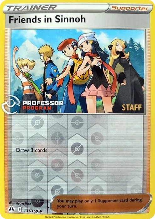 0131 Friends in Sinnoh - 131/159 (2023) [Staff] Uncommon Professor Program Promos
