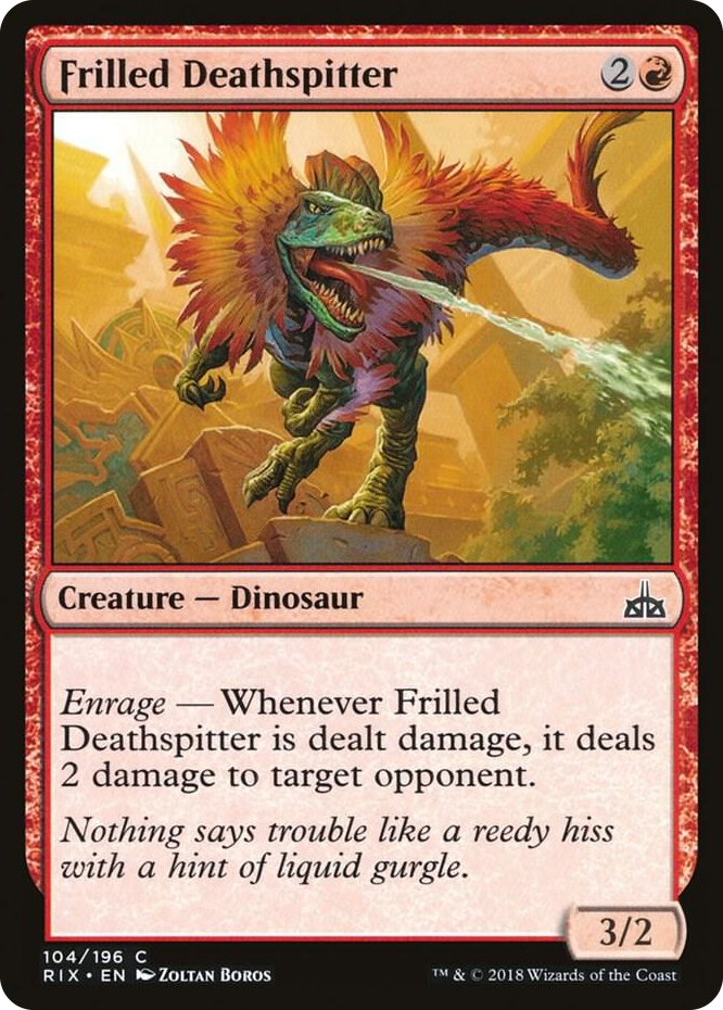 0104 Frilled Deathspitter C Rivals of Ixalan