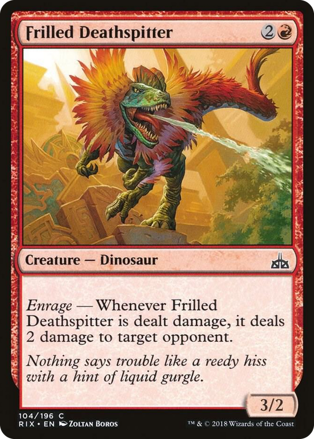 0104 Frilled Deathspitter C Rivals of Ixalan