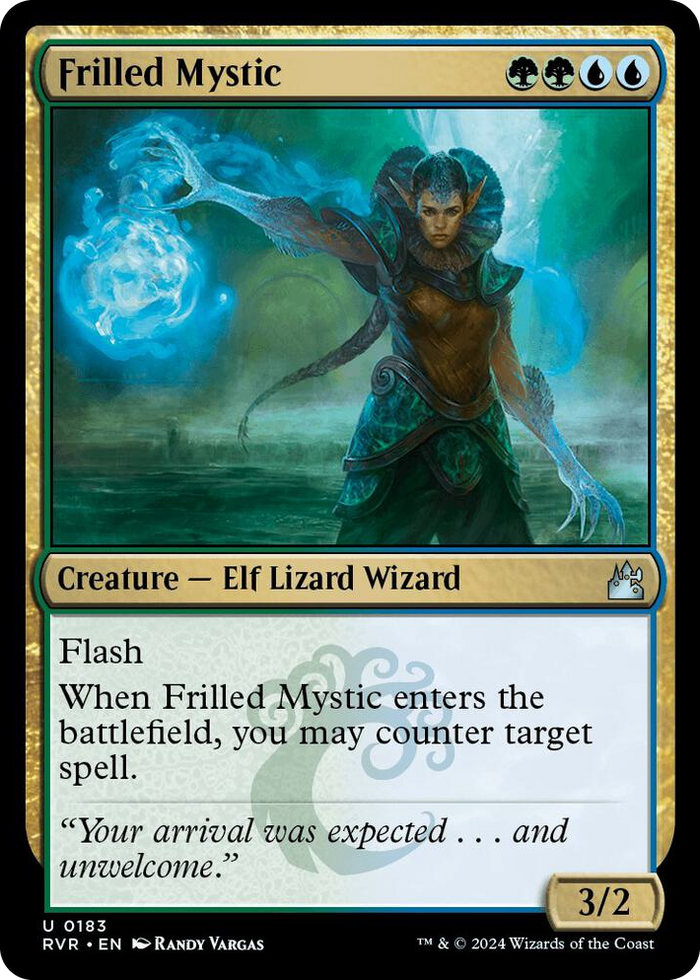 Frilled Mystic #183 U - Ravnica Remastered Pokemon card