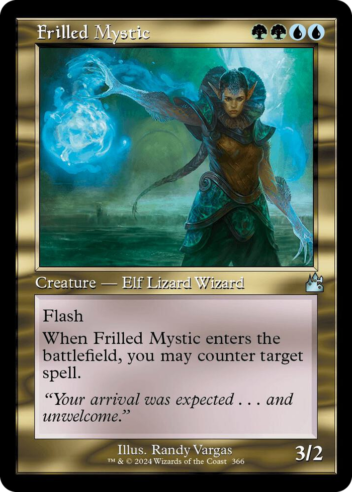 Frilled Mystic (Retro Frame) #366 U - Ravnica Remastered Pokemon card