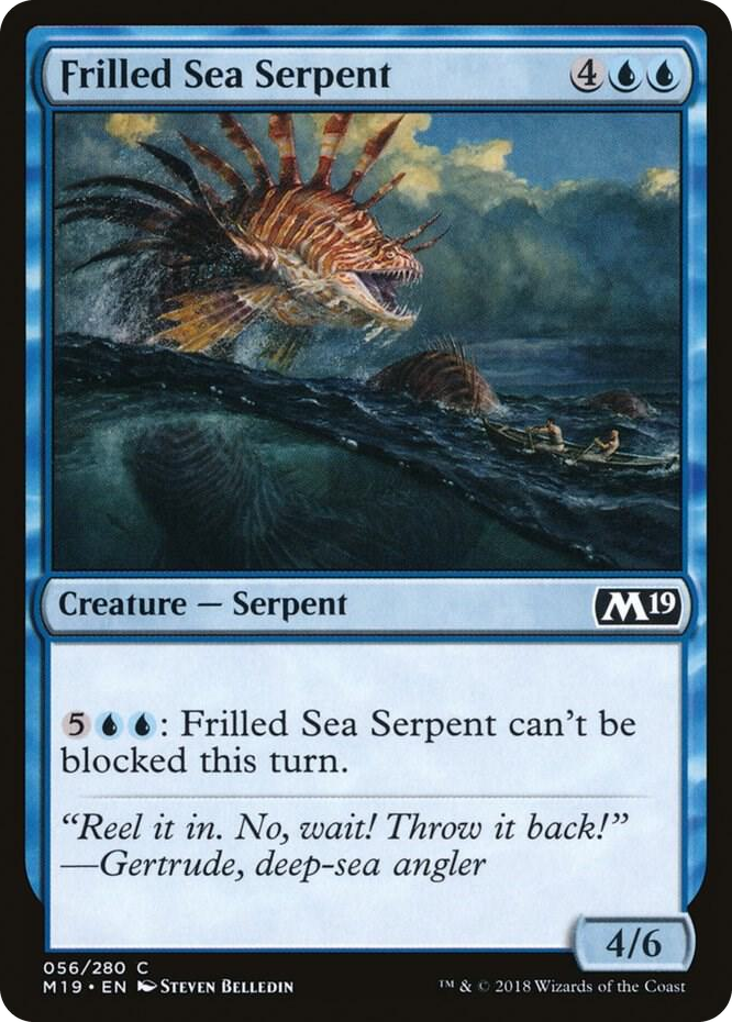 0056 Frilled Sea Serpent C Core Set 2019
