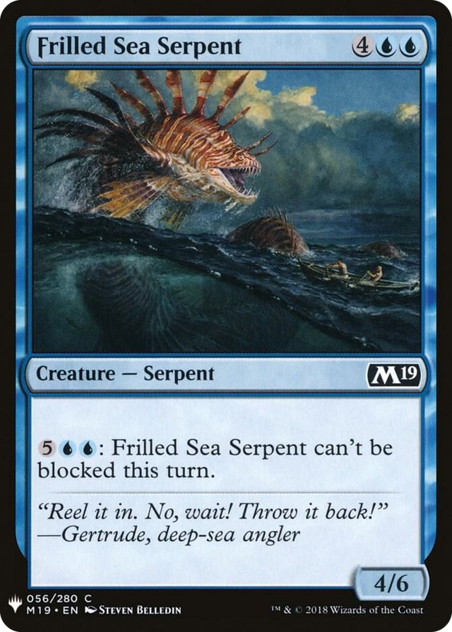 0056 Frilled Sea Serpent C The List Reprints