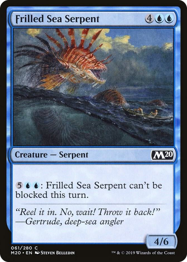 0061 Frilled Sea Serpent C Core Set 2020