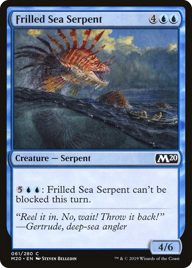 0061 Frilled Sea Serpent C Core Set 2020