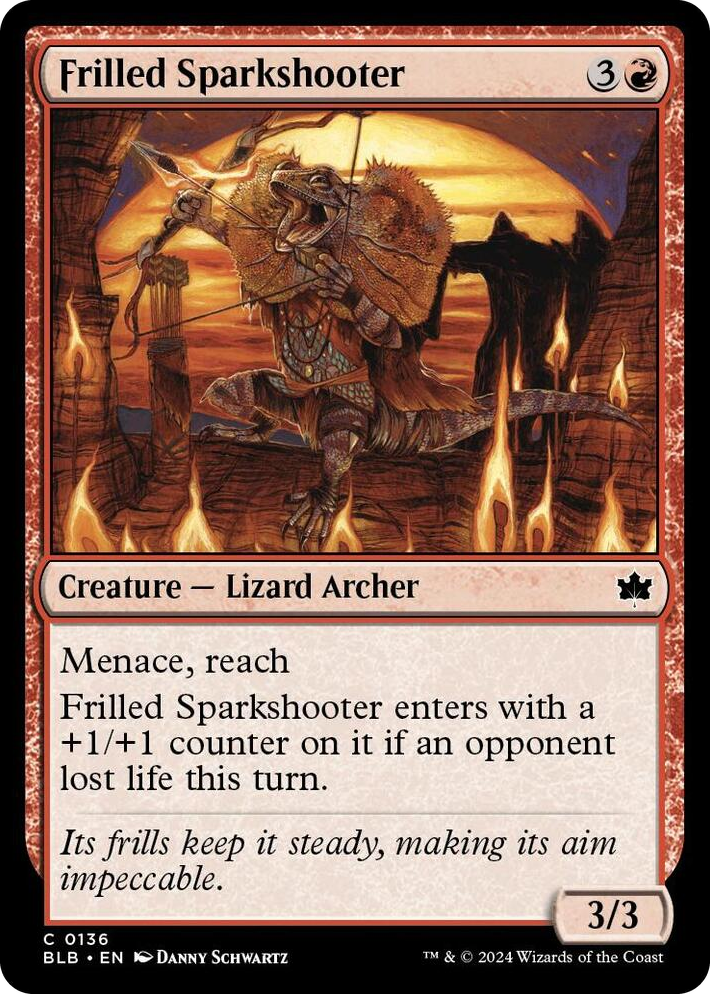 0136 Frilled Sparkshooter C Bloomburrow