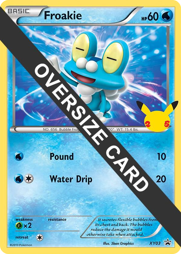 XY003 Froakie Promo First Partner Pack