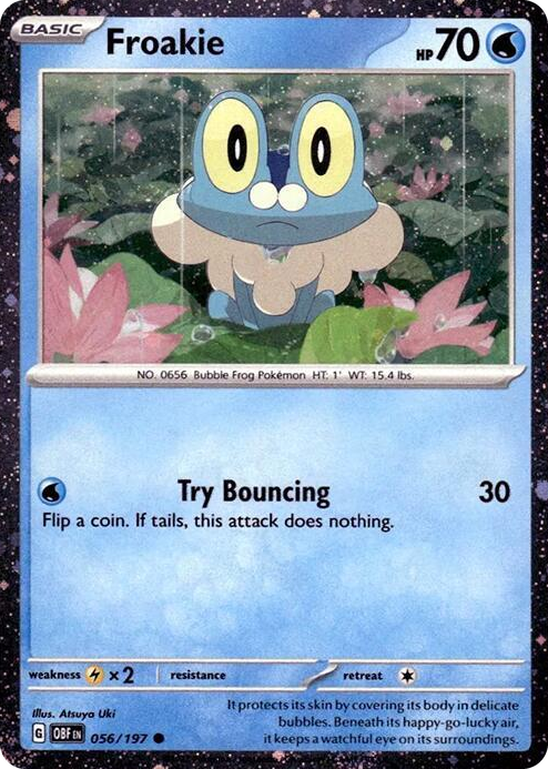 0056 Froakie - 056/197 (Cosmos Holo) Promo Miscellaneous Cards & Products