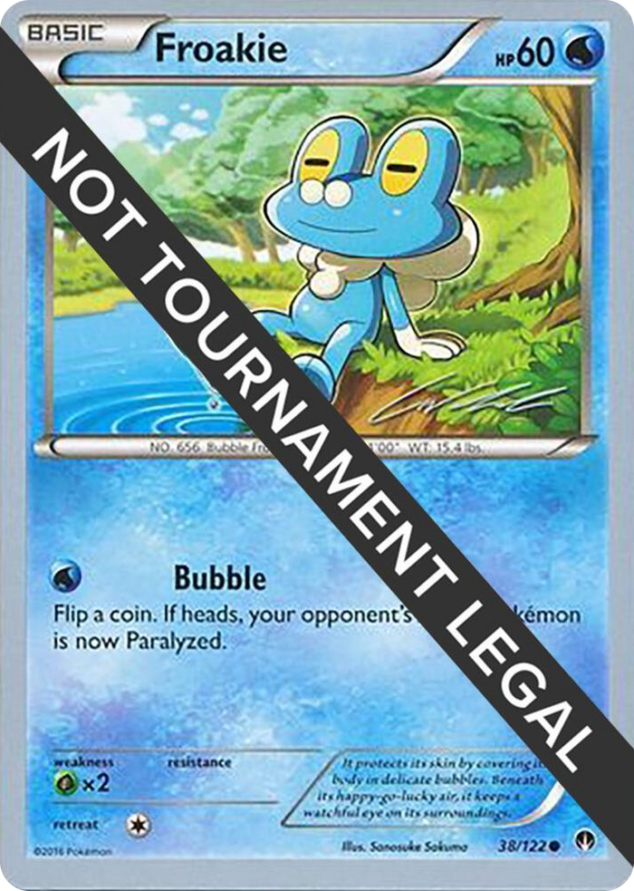 0038 Froakie - 2016 (Cody Walinski) Common World Championship Decks
