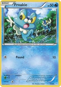 0023 Froakie (23) Common XY Trainer Kit: Pikachu Libre & Suicune