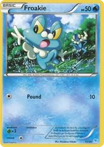 0023 Froakie (23) Common XY Trainer Kit: Pikachu Libre & Suicune