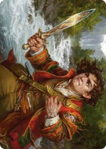 0016 Frodo Baggins Art Card (16/81) S Art Series: Universes Beyond: The Lord of the Rings: Tales of Middle-earth