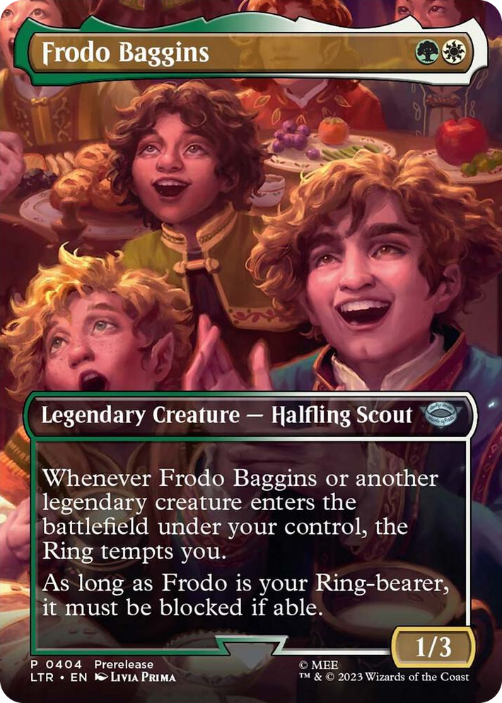 0404 Frodo Baggins (Borderless) P Universes Beyond: The Lord of the Rings: Tales of Middle-earth