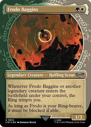0812 Frodo Baggins (Showcase) (Surge Foil) U Universes Beyond: The Lord of the Rings: Tales of Middle-earth
