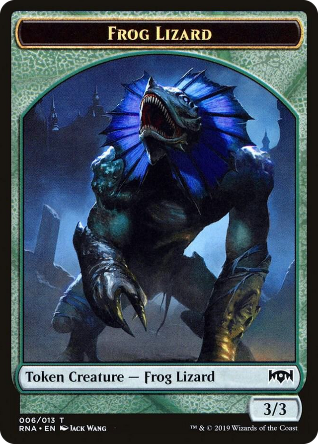 0006 Frog Lizard Token T Ravnica Allegiance