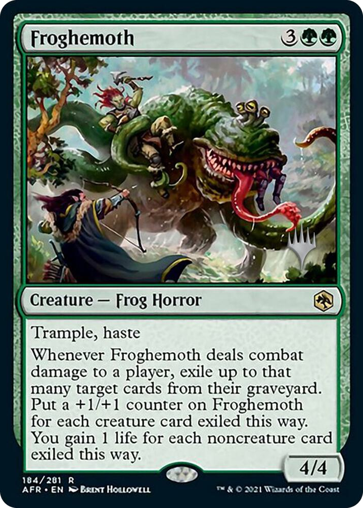 0184 Froghemoth R Promo Pack: Adventures in the Forgotten Realms