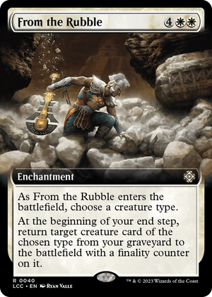 0040 From the Rubble (Extended Art) R Commander: The Lost Caverns of Ixalan