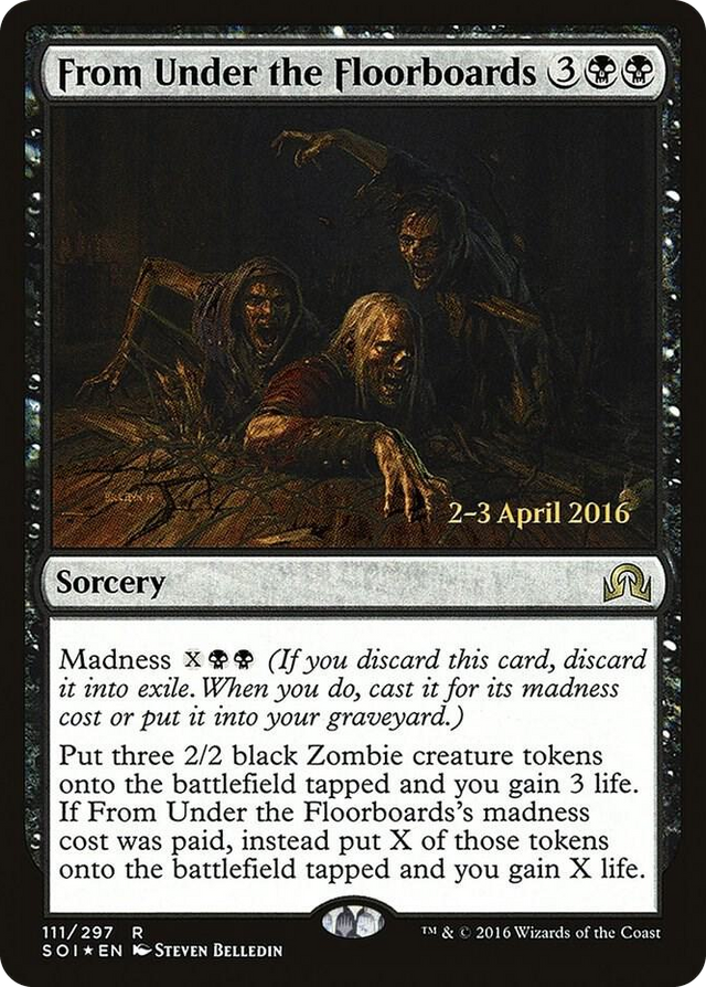 0111 From Under the Floorboards R Prerelease Cards