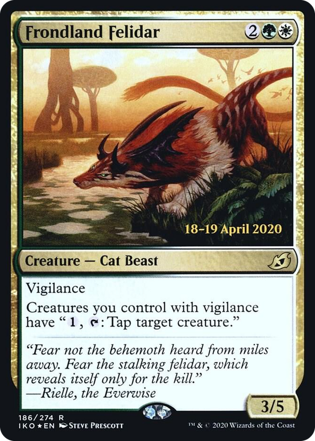 0186 Frondland Felidar R Prerelease Cards
