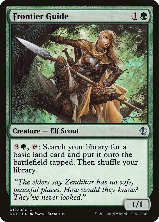 0012 Frontier Guide U Duel Decks: Zendikar vs. Eldrazi