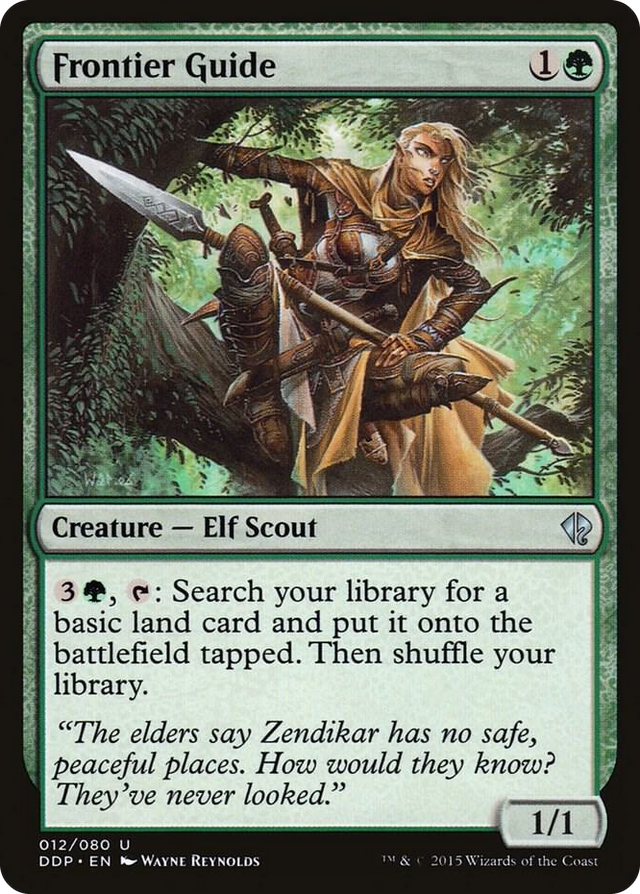 0012 Frontier Guide U Duel Decks: Zendikar vs. Eldrazi