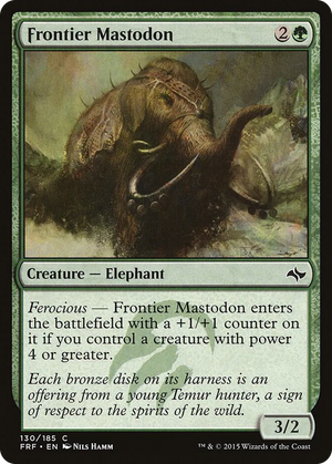 0130 Frontier Mastodon C Fate Reforged