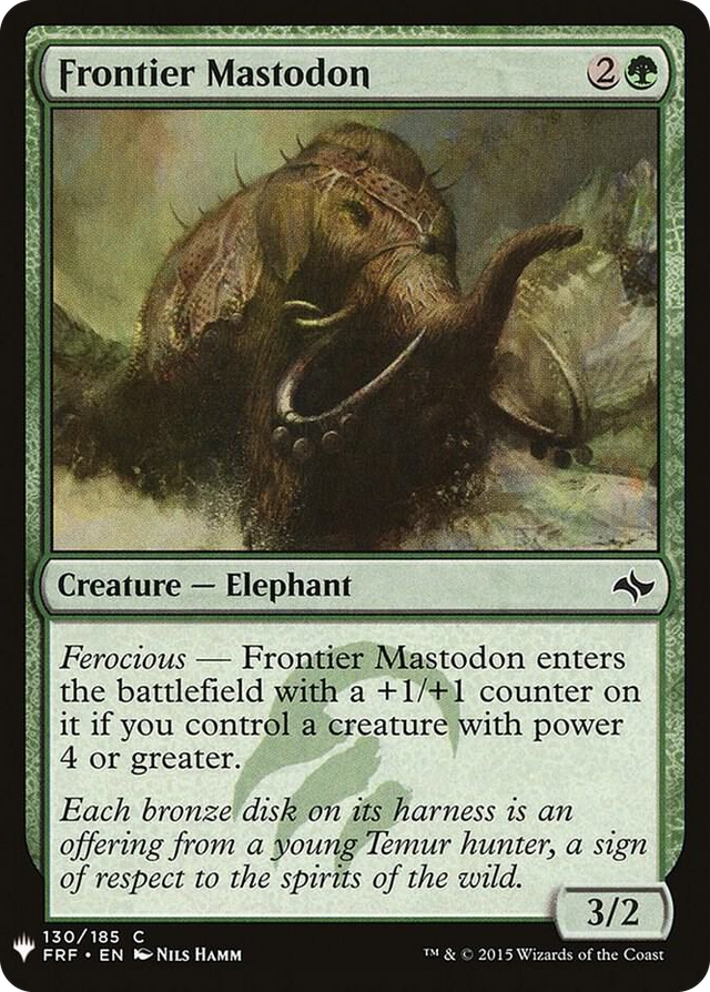 0130 Frontier Mastodon C The List Reprints